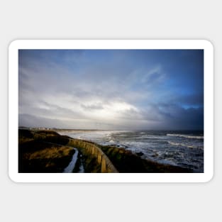 Winter weather over the North Sea Sticker